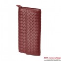 Bottega Veneta 150509 V001N 6520 Intrecciato Nappa Continental Wallet Blood Tl17395nS91