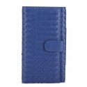 Bottega Veneta Intrecciato Nappa Continental Wallet BV182 Blue Tl17275aj95