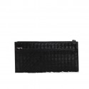 Bottega Veneta Intrecciato Nappa Zippy Wallet BV889 Black Tl17308Pf97