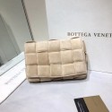 Bottega Veneta PADDED CASSETTE BAG suede 591970 Plaster Tl16929Zf62