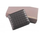 Cheap Copy Bottega Veneta Intrecciato Nappa Wallet BV99392 Black Tl17285Eq45