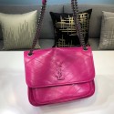 Copy Yves Saint Laurent Medium Niki Chain Bag 498894 rose Tl14955Ey31