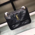 Fake Saint Laurent Niki Medium Monogram Shoulder Bag 2830 black Tl15027lF58