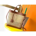 Fake SAINT LAURENT Woven tote 655161 brown Tl14454Hj78