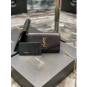 Fake Yves Saint Laurent Calf leather cross-body bag Y707788 black Tl14580tu77