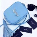 Fake Yves Saint Laurent Monogram Blogger Bag Y16SS SKyBlue Tl15301EQ38