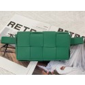 Imitation Bottega Veneta CASSETTE Mini intreccio leather belt bag 651053 PARAKEET Tl16784ye39