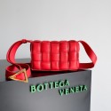 Imitation Bottega Veneta Small Padded Cassette 717506 red Tl16624SU87