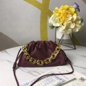 Imitation Bottega Veneta THE MINI CHAIN POUCH 620229 Burgundy Tl16974lH78