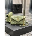 Knockoff Yves Saint Laurent PUFFER SMALL CHAIN BAG IN QUILTED LAMBSKIN 620333 LIGHT GREEN Tl14436Ez66