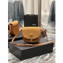 Replica Cheap Yves Saint Laurent KAIA SMALL SATCHEL IN SUEDE WITH BRAID MOTIF 74025 BRUN CLAIR Tl14577Mq48