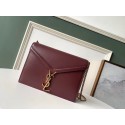 SAINT LAURENT Cassandra leather shoulder bag 532750 Burgundy Tl14924LG44