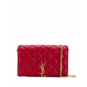 SAINT LAURENT leather shoulder bag Y585031 red Tl14841Eb92