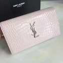 Saint Laurent mini Croco Leather Cross-body Shoulder Bag 360458 Pink Tl15206Eb92