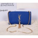 Saint Laurent mini Monogramme Cross-body Shoulder Bag 326076 Blue Tl15326Qu69