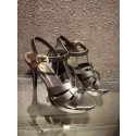 Yves Saint Laurent 20mm Platform 130mm Sandal YSL305 Black Tl15562aM39