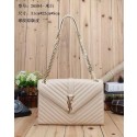 Yves Saint Laurent Classic Monogramme Flap Bag Y26584 OffWhite Tl15329VI95