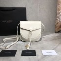 Yves Saint Laurent Cow Leather Shoulder Bag Y551559 White Tl14896FT35