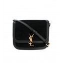 Yves Saint Laurent IN SUEDE AND SMOOTH LEATHER Y535025E Black Tl14764Yv36