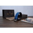 Bottega Veneta Intrecciato Nappa Belt 274484 BLue Tl17691DV39