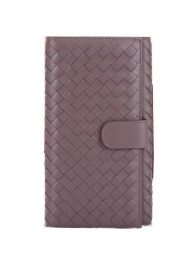 Bottega Veneta Intrecciato Nappa Continental Wallet BV182 Purple Tl17273Mc61