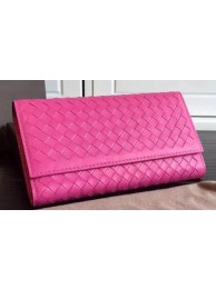 Bottega Veneta Intrecciato Nappa Tri-Flod Wallet BV150507 Rose Tl17233ta99