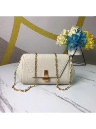 Bottega Veneta Original Leather Mini Chain Bag BV6700 white Tl17049Is79