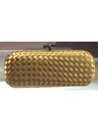 Bottega Veneta STRETCH Knot Sheepskin Leather Clutch BV8651 Bronze Tl17165lk46