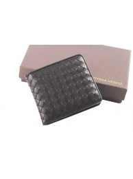 Cheap Copy Bottega Veneta Intrecciato Nappa Wallet BV99392 Black Tl17285Eq45