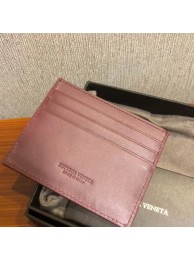 Fake Bottega Veneta Card Holder 133993 Burgundy Tl17217lF58