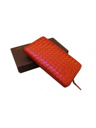 First-class Quality Bottega Veneta Intrecciato Nappa Zip Around Wallet 17004 Orange Tl17343Sf41