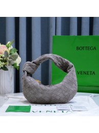 High Quality Replica Bottega Veneta Mini intrecciato suede top handle bag 651876V1 THUNDER Tl16774aR54