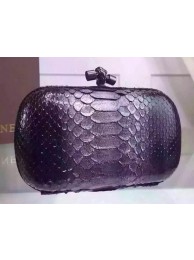 Hot Bottega Veneta Snake Leather Knot Clutch BV8653 Silver Tl17144io40