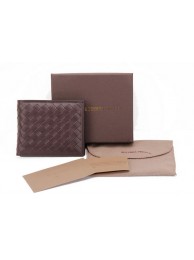 Imitation Bottega Veneta Intrecciato Nappa Wallet BV2006 Brown Tl17291sJ18