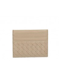 Imitation Bottega Veneta Intrecciato VN Card Case 5811 Apricot Tl17335Za30