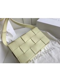 Imitation Bottega Veneta Sheepskin Weaving Original Leather 578004 Light green Tl17080KV93