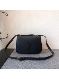 Knockoff SAINT LAURENT Monogram leather cross-body bag 512853 black Tl15034eF76