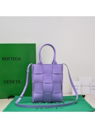 Luxury Replica Bottega Veneta Mini Cassette Tote Bag 709341 Wisteria Tl16730vv50