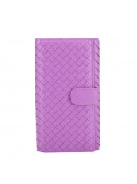 Replica Bottega Veneta Intrecciato Nappa Continental Wallet BV182 Lavender Tl17272AP18