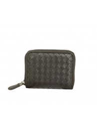 Replica Bottega Veneta Intrecciato Nappa Mini Wallet 5818 Black Tl17329Ye83