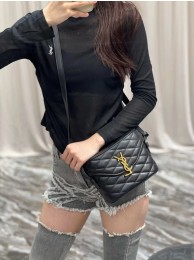 Replica Fashion SAINT LAUREN JUNE BOX BAG IN QUILTED LAMBSKIN 7100801 NOIR Tl14366yI43