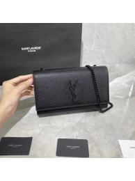 Replica Saint Laurent Monogramme Cross-body Shoulder Bag Y364021 black Tl14775SV68