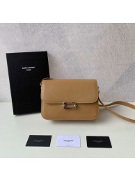 Replica Yves Saint Laurent Calf leather cross-body bag Y357624 BROWN GOLD Tl14652nB47