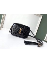 SAINT LAURENT leather shoulder bag 536650 black Tl14938qB82