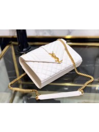 SAINT LAURENT Medium satchel 487206 white Tl14854sp14