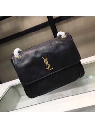 Saint Laurent Niki Large Monogram Shoulder Bag 2829 black Tl15028Xw85