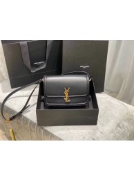 SOLFERINO MEDIUM SATCHEL IN BOX SAINT LAURENT LEATHER Y63435 black Tl14783SS41