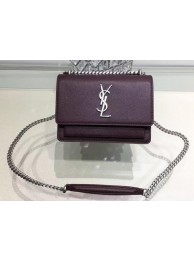 Yves Saint Laurent Cross-body Shoulder Bag Y13928 Purple Tl15287wv88